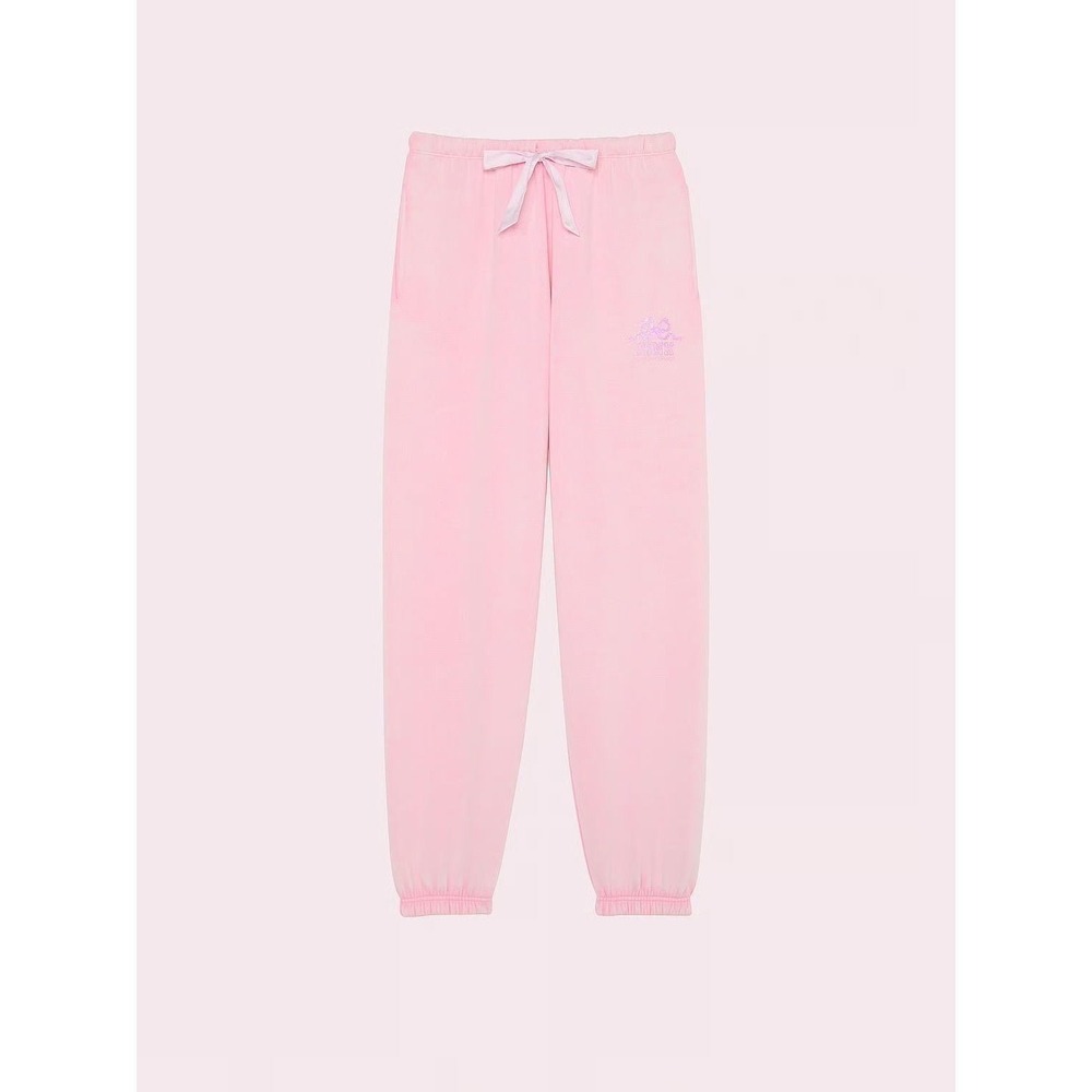 Pink X Loveshackfancy, Jogger Sweatpants, Large, NWT, MSRP $89.95